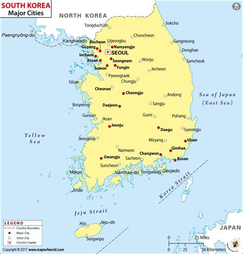 cities in korean